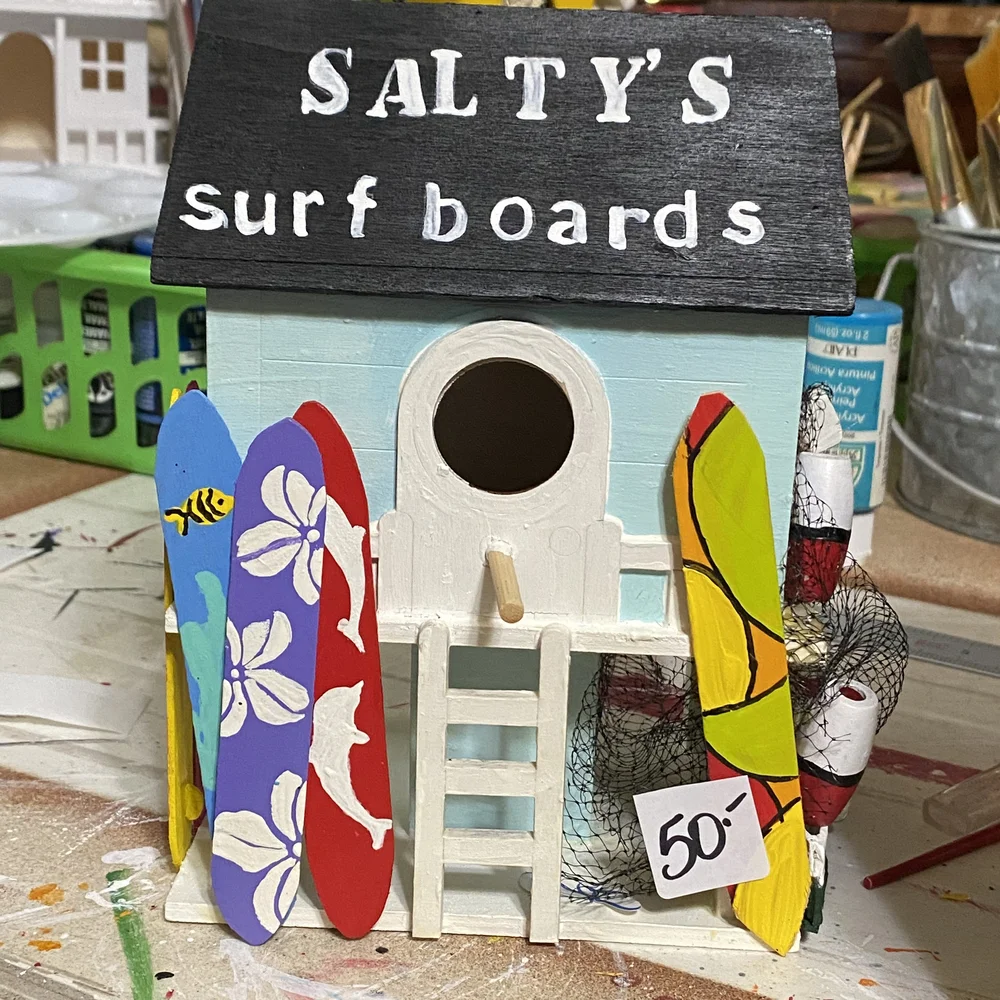 Colorful Decorative Birdhouse